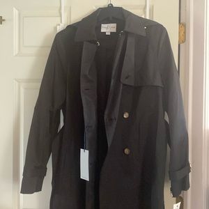 Cole Haan hooded trench coat
